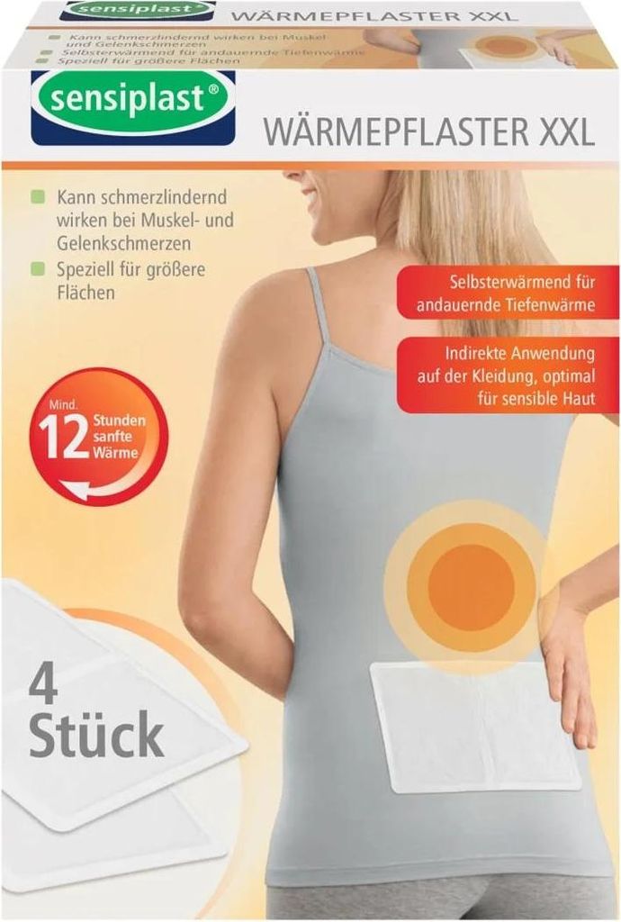 12x Wärmepflaster Wärme Pflaster XXL Wärmepad Produktbild 