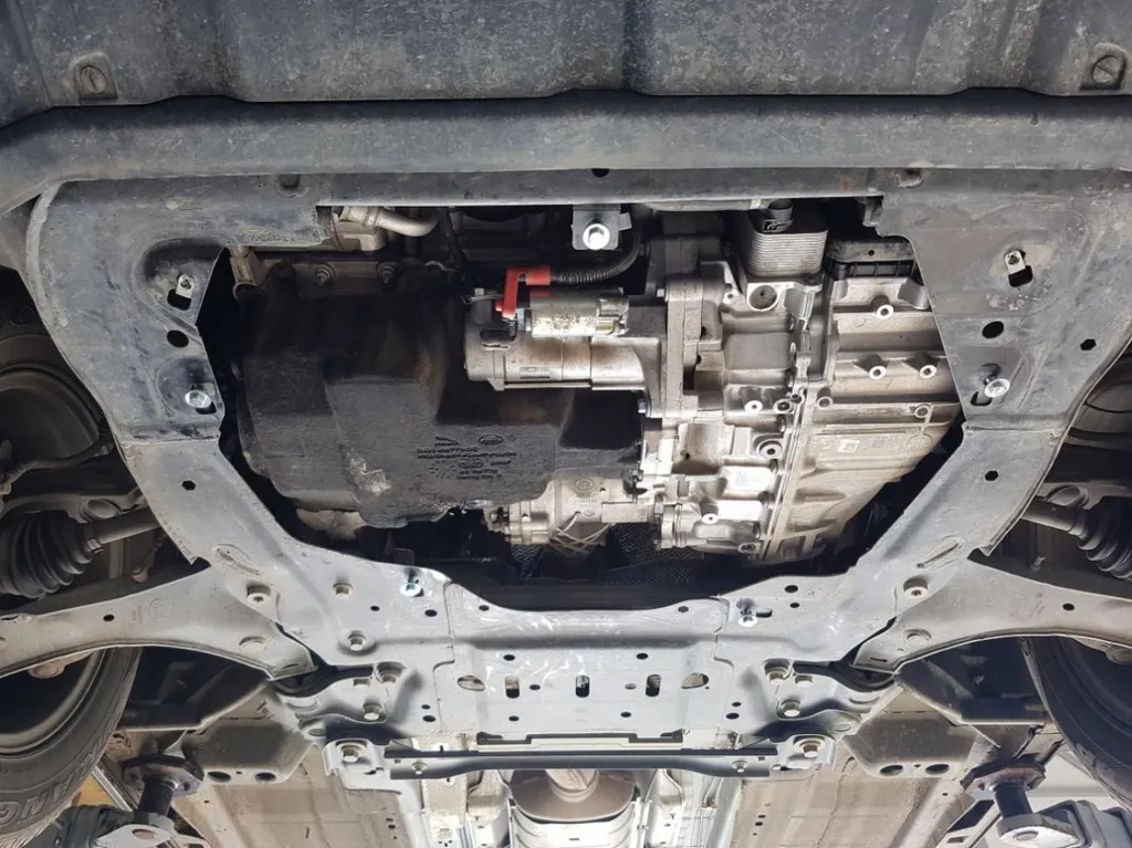 Protection moteur Range Rover Evoque en acier noir renforcé 2.0 mm