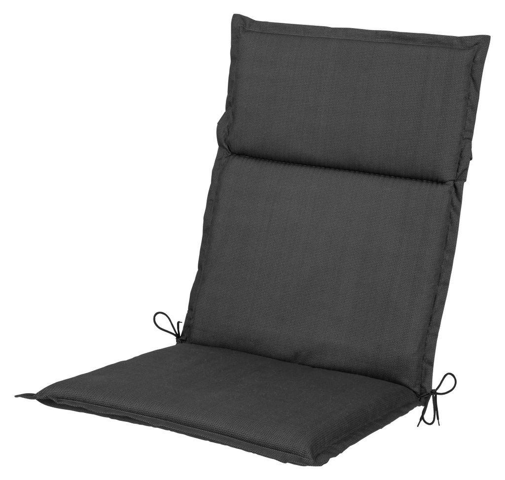 Sun Garden Hochlehner Auflage Basic 120x50x6 cm Anthrazit Produktbild 