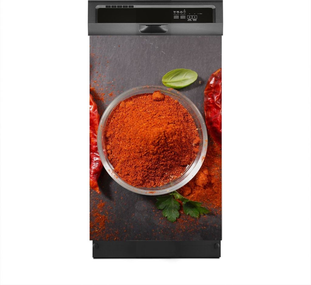 Aufkleber sticker 45x70 cm Dekorative folie Spülmaschine - Paprika Gemüse