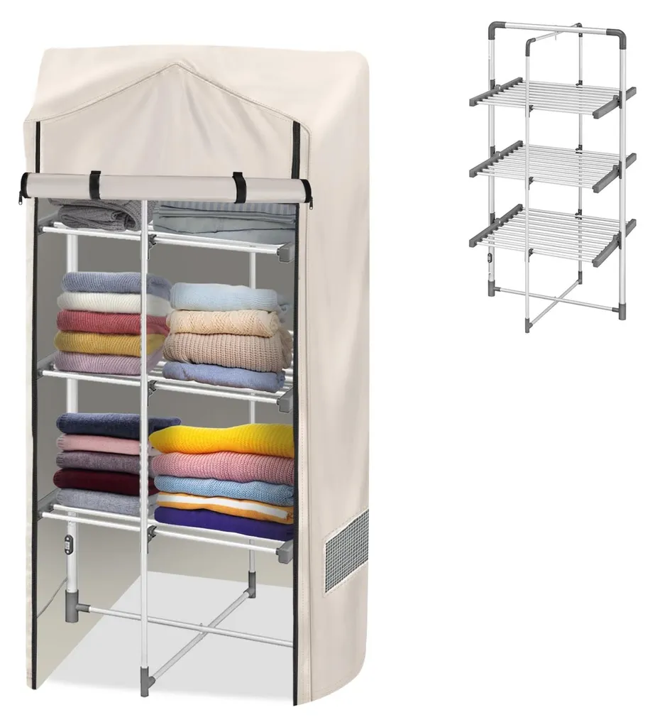 Housse pour étendoir chauffant en tissu Oxford 500D ultra résistant