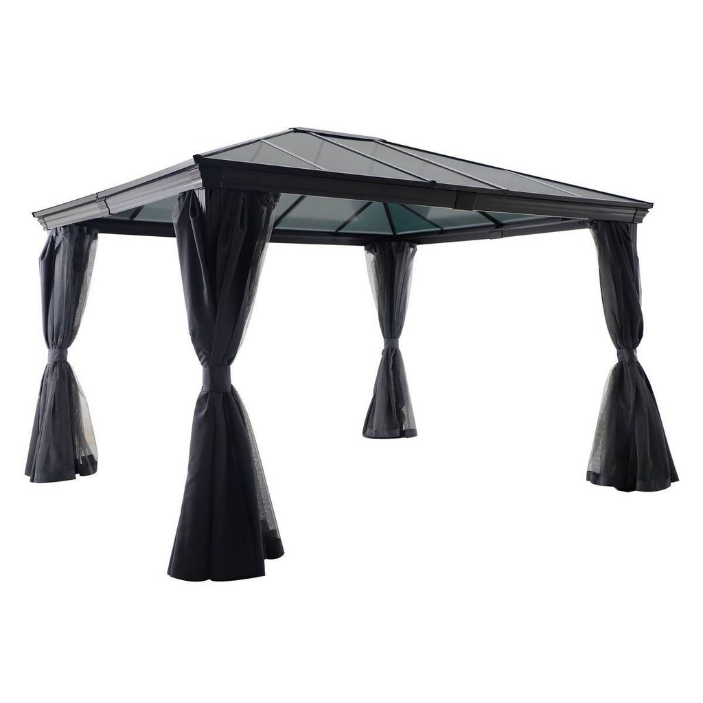 Hespéride - Pavillion Pergola Belize Graphite 3,6m x 3m Produktbild 