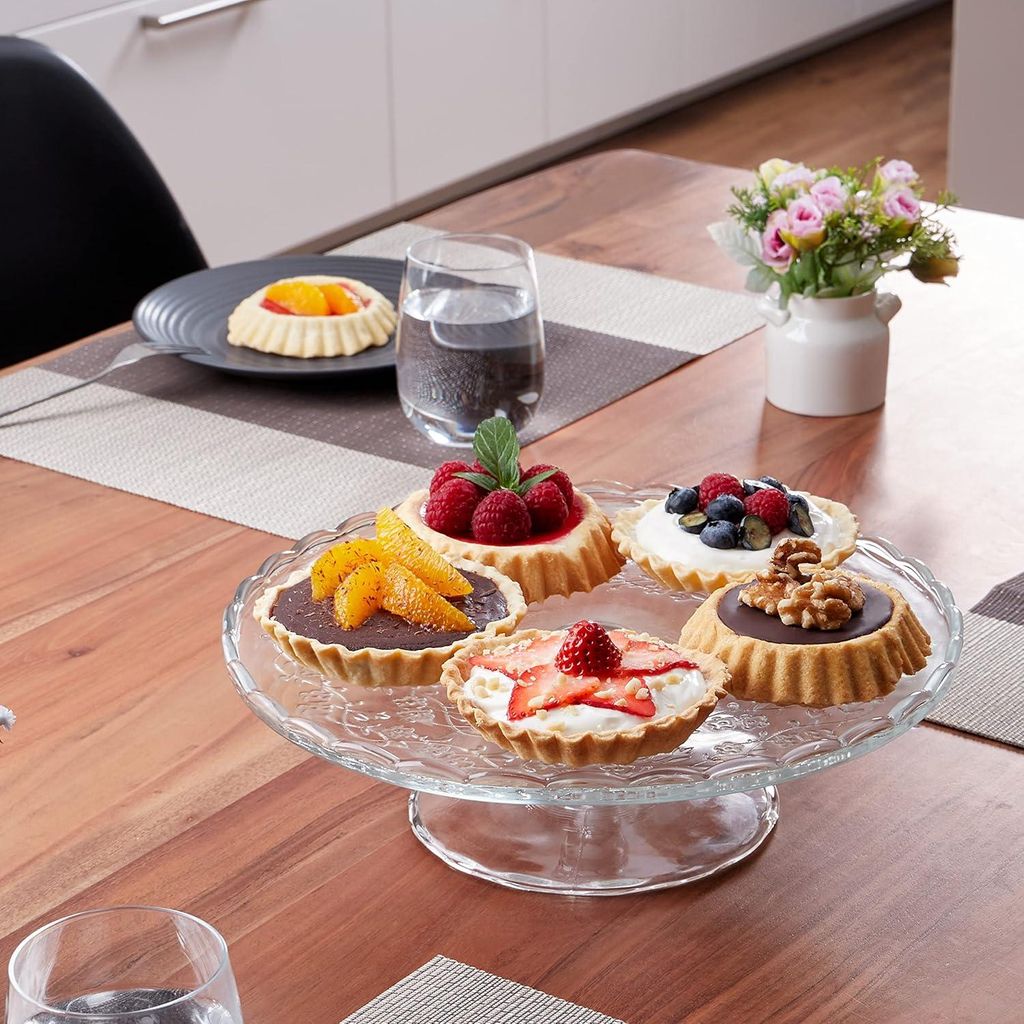 Tartelette-Förmchen, 10 x Mini-Tartelette-Förmchen, Ø 11 cm, Antihaftbeschichtung, Backform-Set, für Mini-Obstböden, Mini-Törtchen und Mini-K...