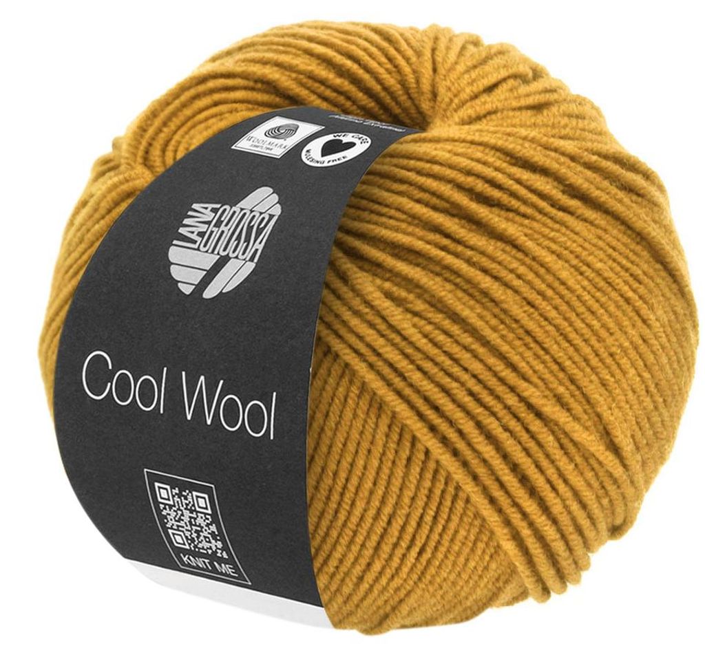 Lana Grossa Cool Wool 2000 2035 Honiggelb 50g Produktbild 