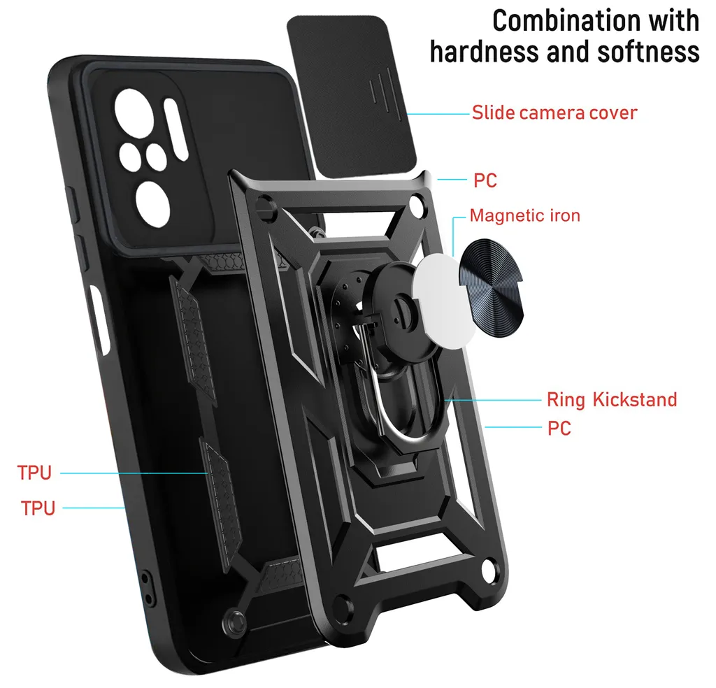 Custodia Con Collana Per Redmi Note 10S / Poco M5s: Cover Trasparente Antiurto Con Laccio Regolabile. Tracolla Pratica E Di Moda, Accessorio Antismarrimento Per Smartphone - 4