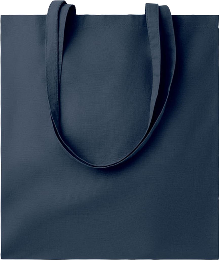 MidOcean - Einkaufstasche "Baumwolleel Colour ++", Baumwolle MO983 (Einheitsgröße) (Dunkelblau)