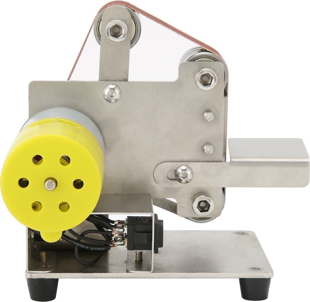Mini-Bandschleifer,Mini-Schleifbandmaschine,Elektro-Bandschleifer,Handschleifbandmaschine,DIY-Poliermaschine,Holzbearbeitungs-Schleifmaschine,Hardware
