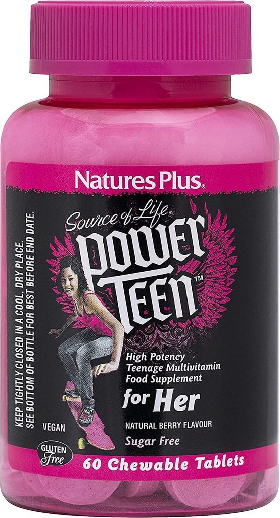 Natures Plus Source of Life Power Teen for Her - 60 Produktbild 