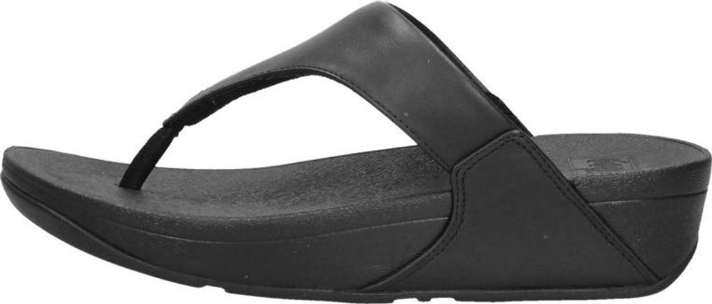 FitFlop Lulu Leather Toepost  Teenslippers - Zwart - Maat Image du produit 