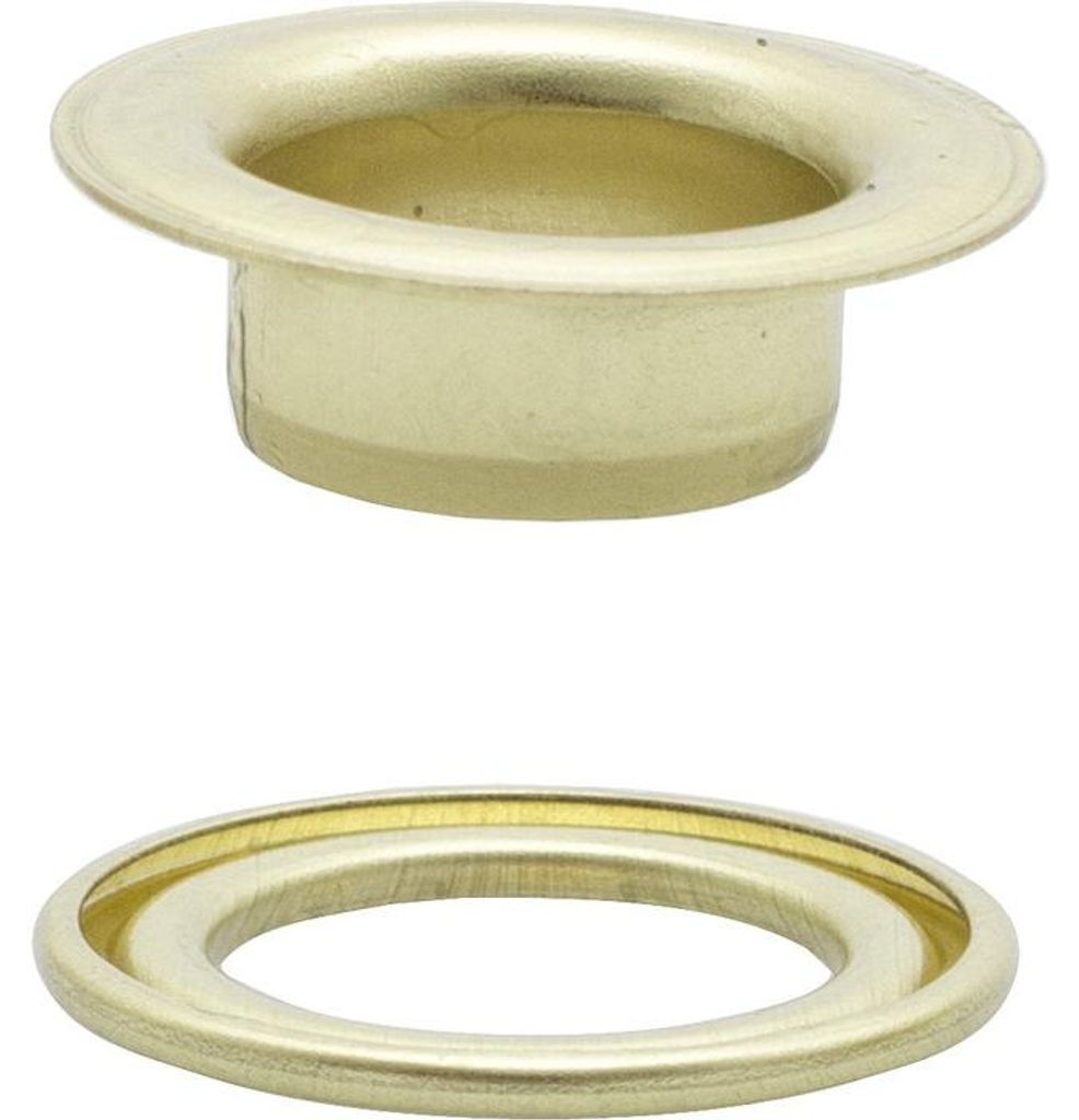 Prym Ösen mit Scheiben Ø 11 mm Messing 15 Stück 541371 Produktbild 