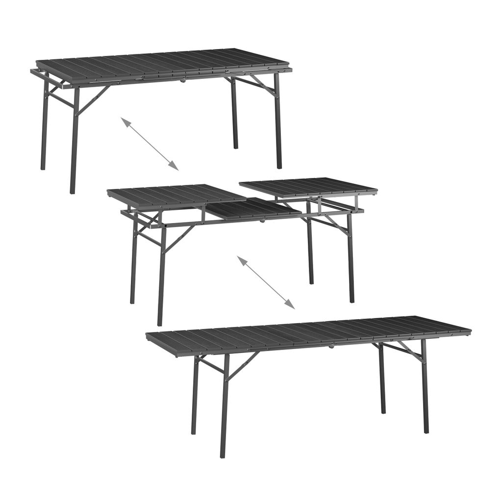 Gartentisch Ausziehbar Und Klappbar
