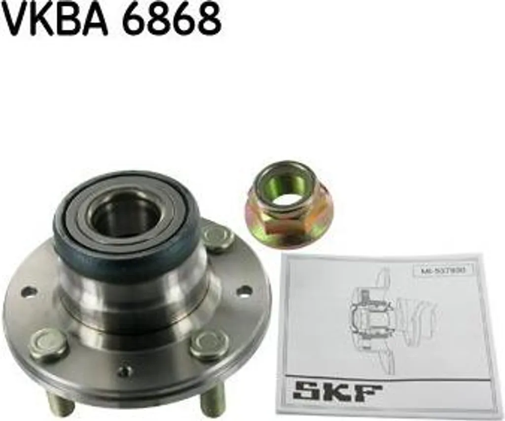 Kit Roulement de Roue pour Mitsubishi Colt et Lancer SKF VKBA 6868 OE