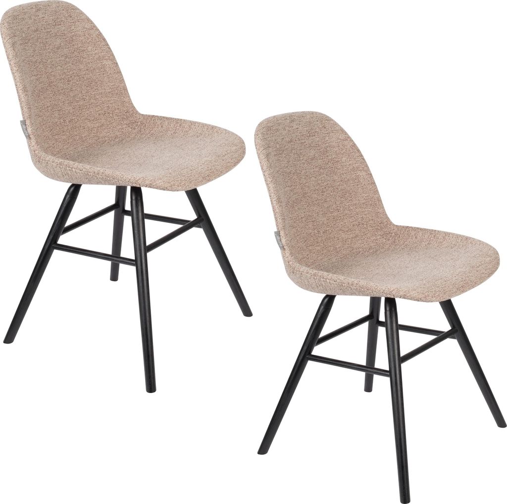 Zuiver Albert Kuip Soft Esszimmerstuhl Beige - 2 er Set