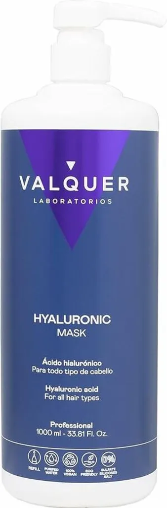 Masque Capillaire Hydratant 975ml Valquer pour Tous Types de Cheveux