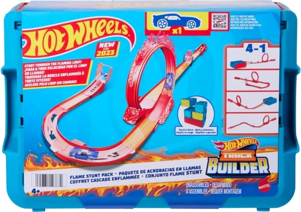 Circuit de Voiture Hot Wheels Track Builder Pack de Cascades Modulable