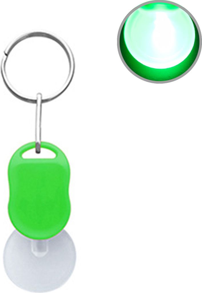 LED-Reißverschluss-Glühbirne, Schlüsselanhänger, Taschenanhänger, bunt, leuchtender Schlüsselhalter, Geschenke-Weiß
