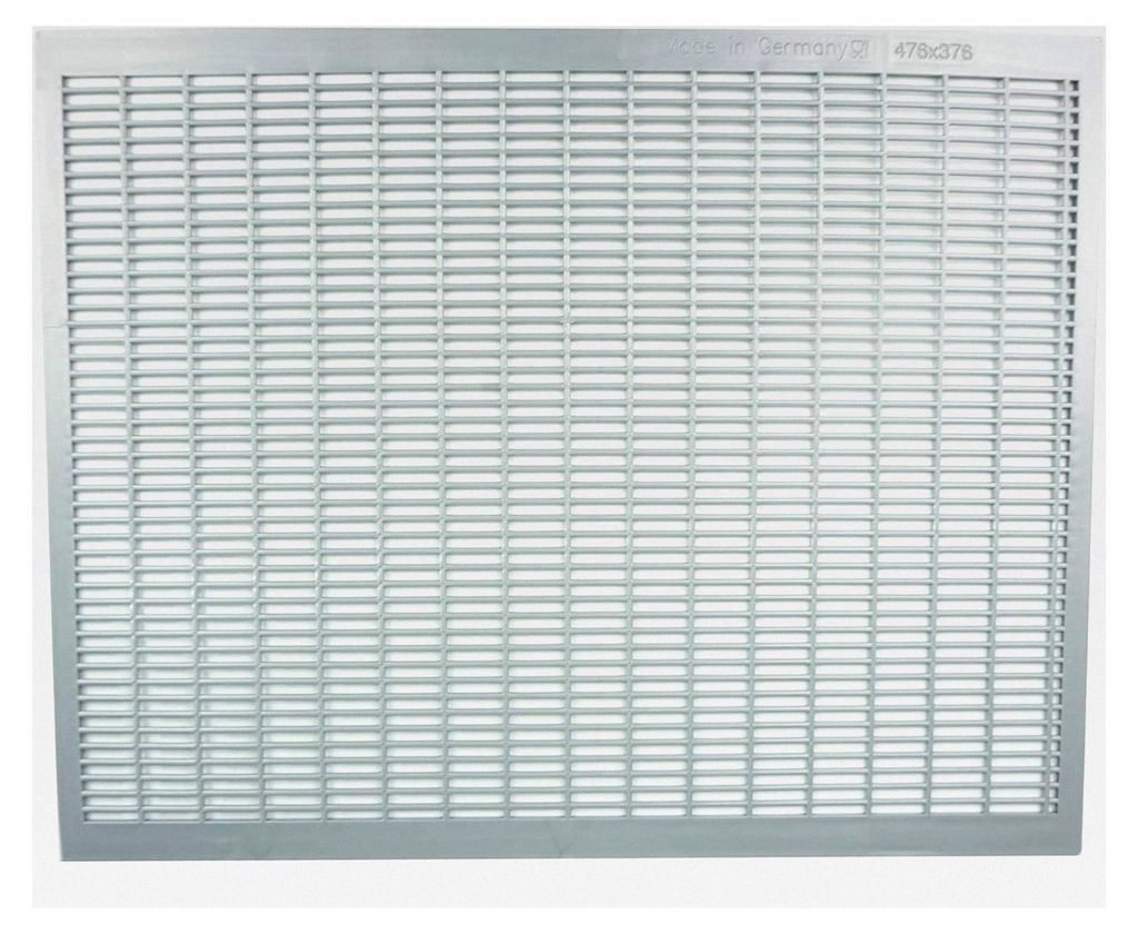 Absperrgitter aus Kunststoff - Dadant 12 Waben - 500x500 mm - Silber