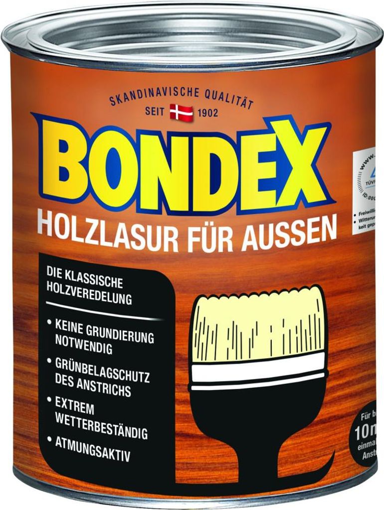 Bondex Holzlasur für Außen 750 ml eiche hell Produktbild 