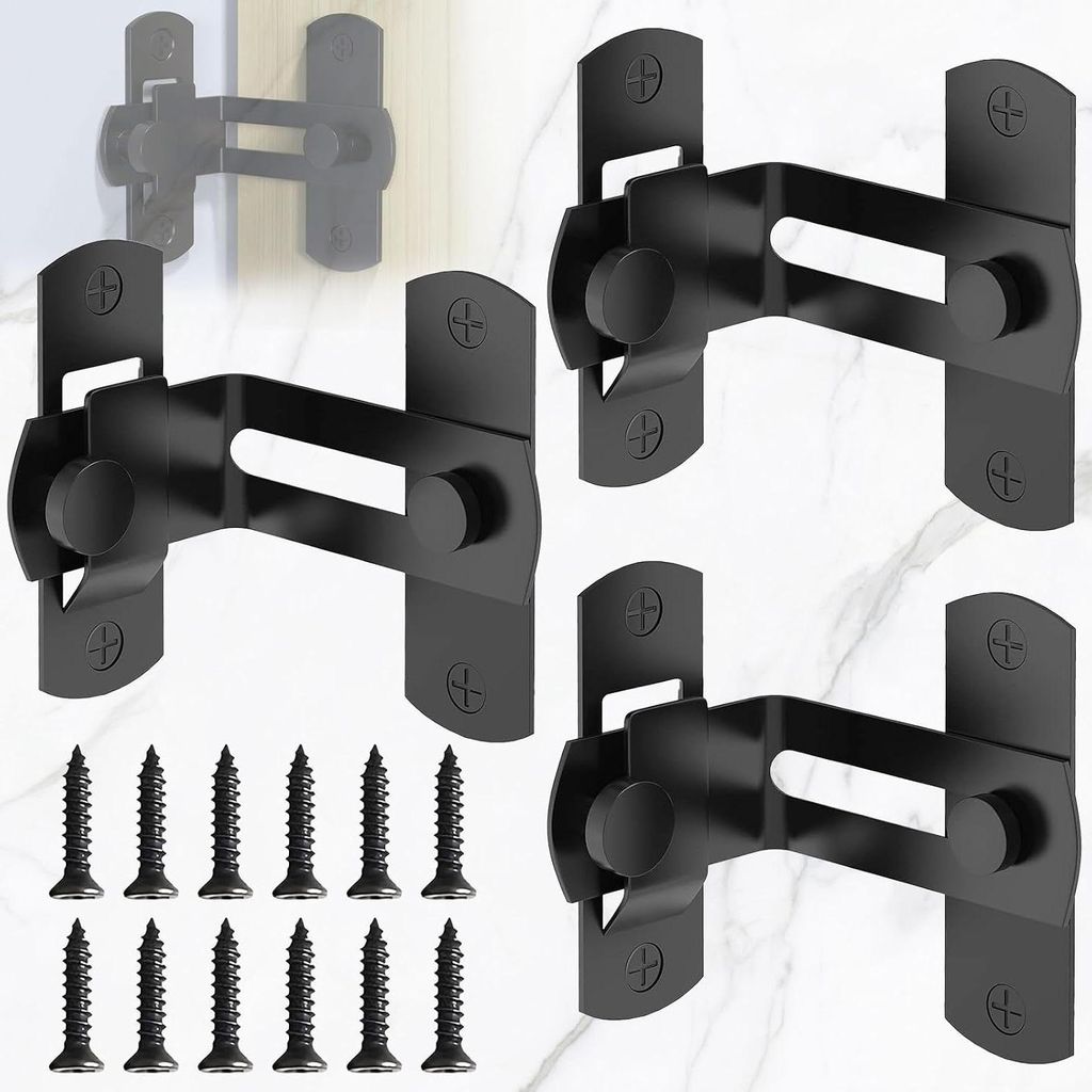 Deurslot Set - Schuifdeur Grendel - Veiligheid Thuis - 90 Productafbeelding 