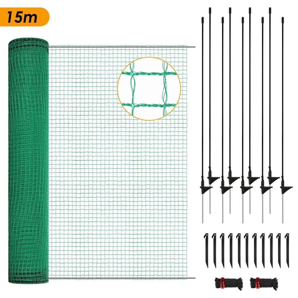 Izrielar Mobiler Hundezaun Weidezaun 115 cm x 15 m – Produktbild 