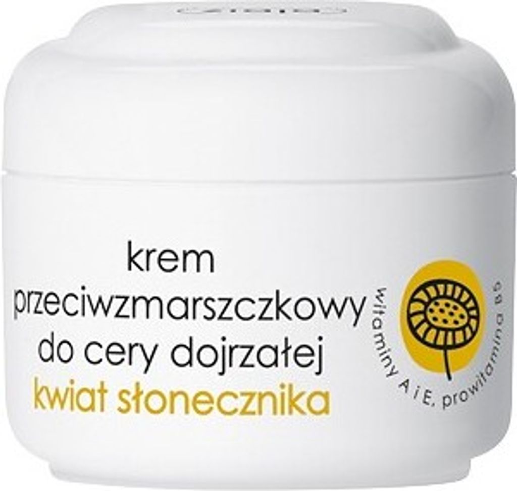 ZIAJA ANTI-FALTEN-CREME FÜR REIFE HAUT Sonnenblume 50 ml