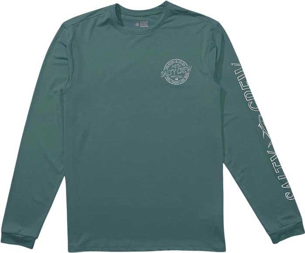 Salty Crew Skewed Langarm-rashguard Grün L Grün L