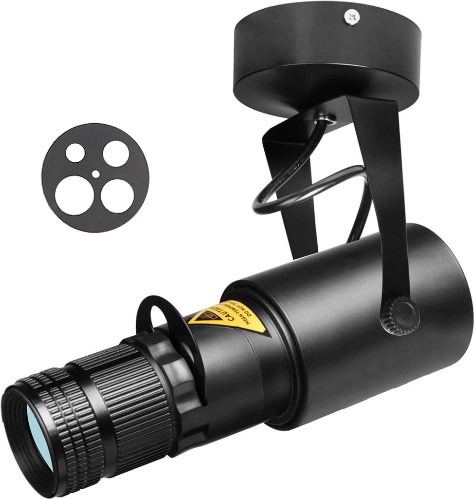 15W Weiß LED Pin Spot Verstellbar Irisblende Drehbar Spot Light Scheinwerfer Par-Licht Werbung licht Bühnenlicht Pinspot Beleuchtung