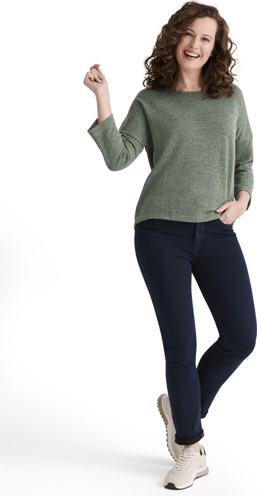 Stooker Women CARLY Damen Strickpullover Loose Fit 48/50 matcha melange