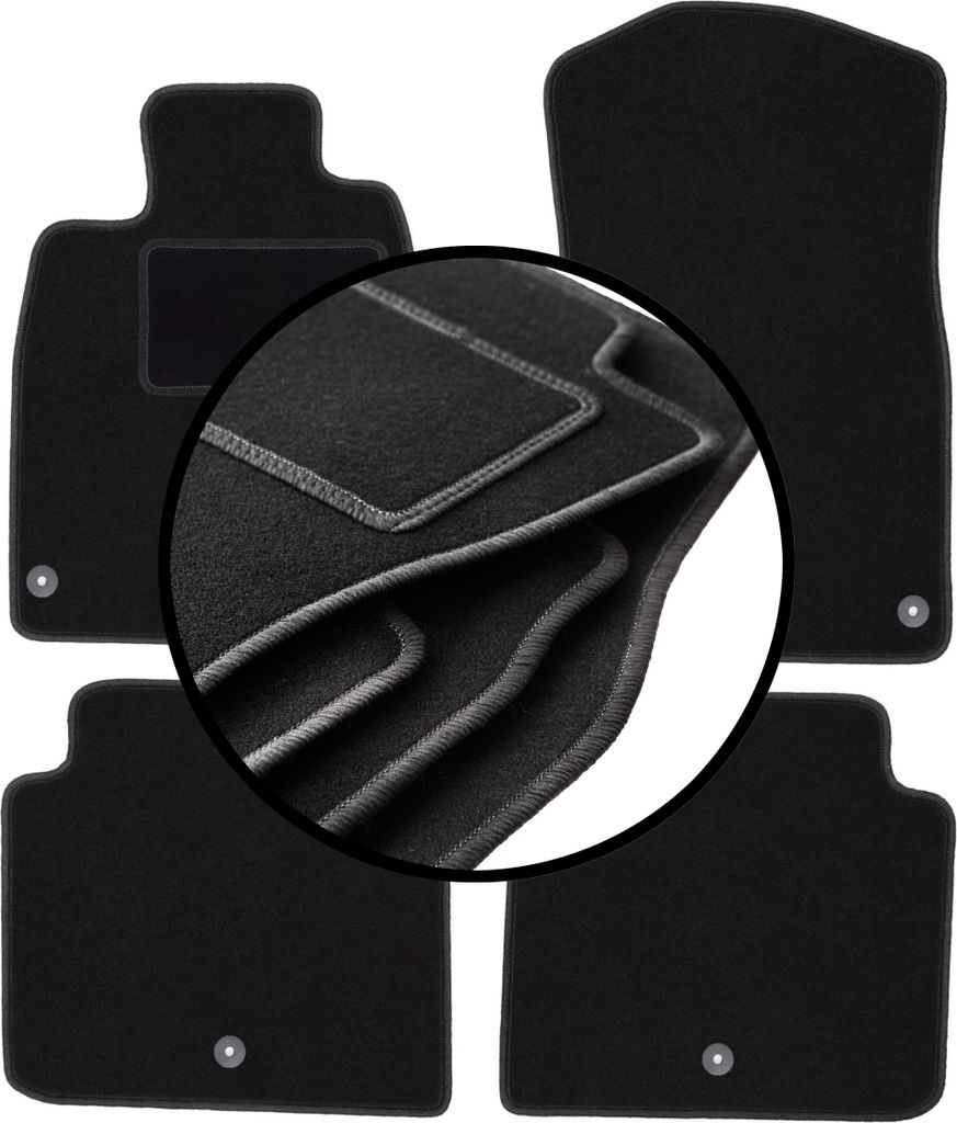 Komplettset Veloursmatten für: Lexus GS III Limousine (2005-2012)