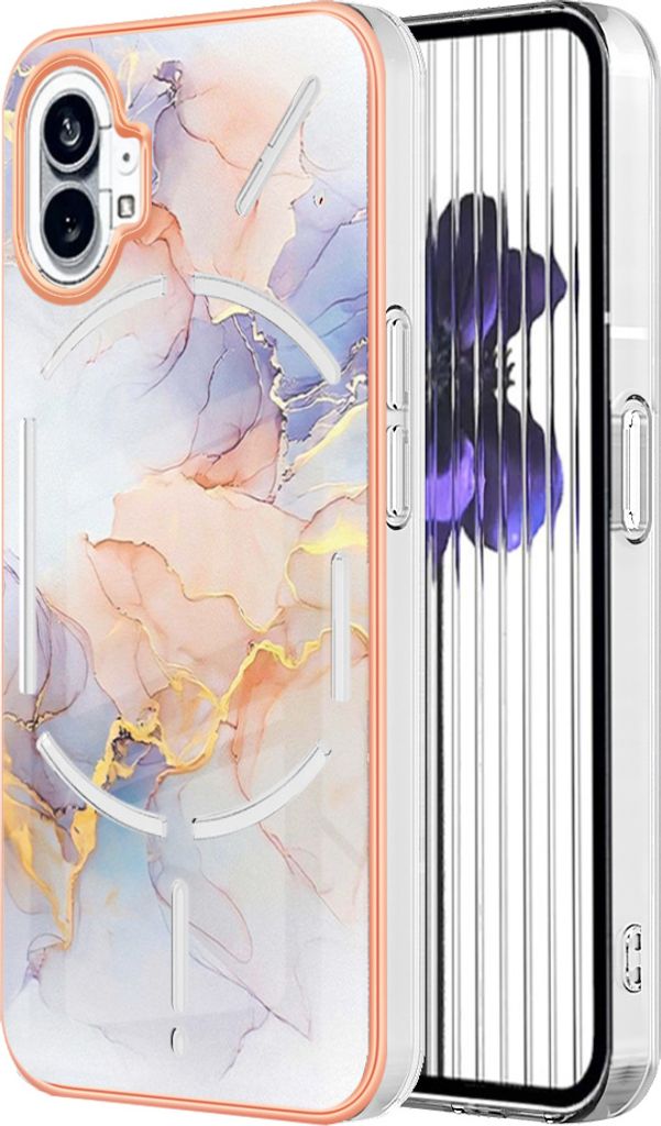 Hülle für Nothing Phone (1) Muster TPU Silikon Stoßdämpfer Bumper Schutzhülle Grau