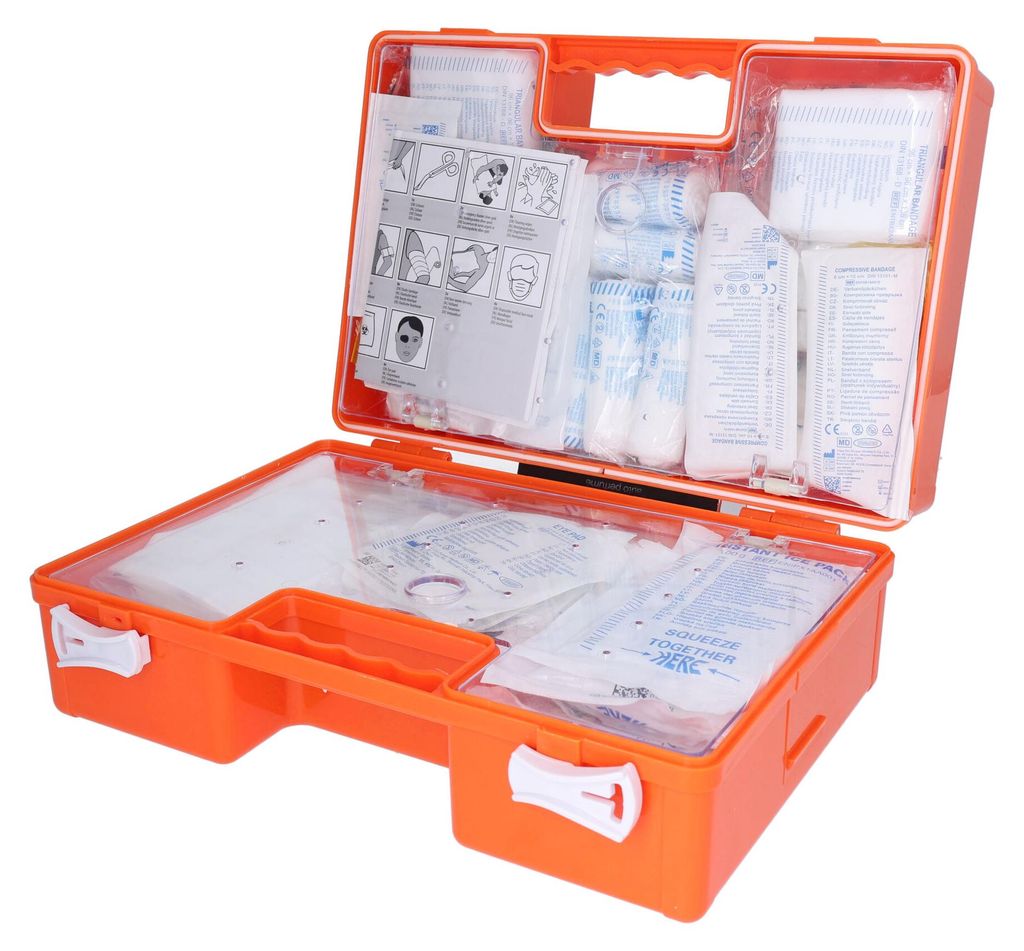 Kit di pronto soccorso Carpoint DIN 13169, 166 pezzi Immagine del prodotto 