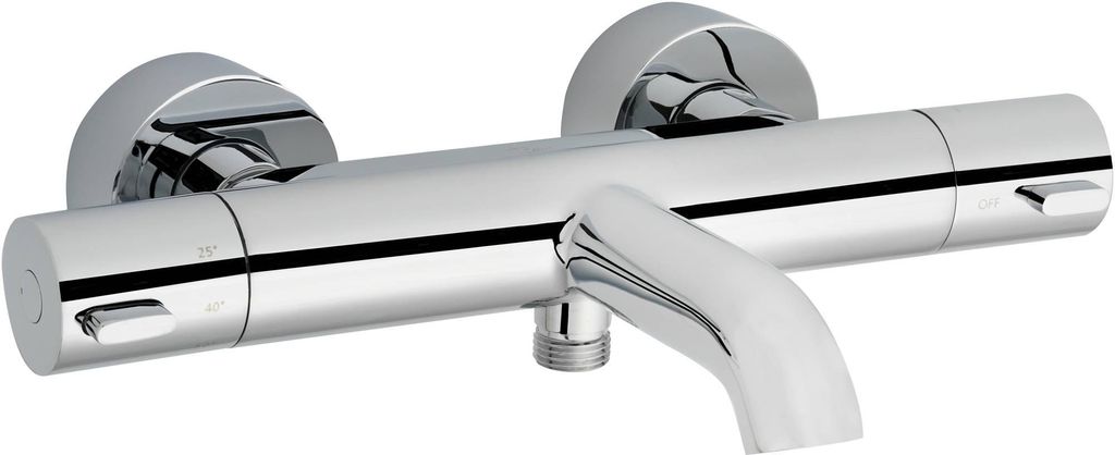 Ben Lavion Badewannenarmatur mit CoolTouch Chrom 15.00 cm - Metall Mischbatterie