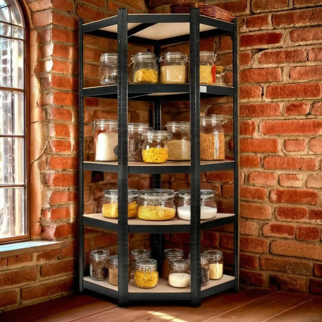 Rayonnage de Cave Anthracite Charge 875kg Système d'Assemblage Rapide