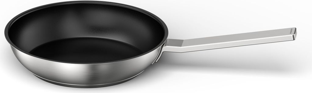 Siemens HZ9CF240, Rund, Allzweckpfanne, Schwarz, Edelstahl, 220 °C, Aluminium, Edelstahl, Keramik, Elektro, Gas, Halogen, Induktion, Versiegelte P...