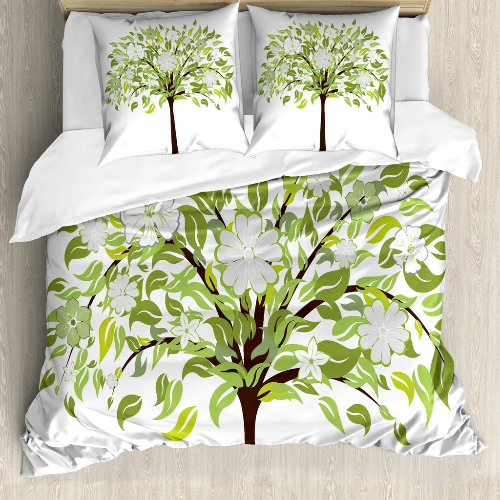 Copripiumino Naturale ABAKUHAUS 200x200 | Verde Eco-Friendly