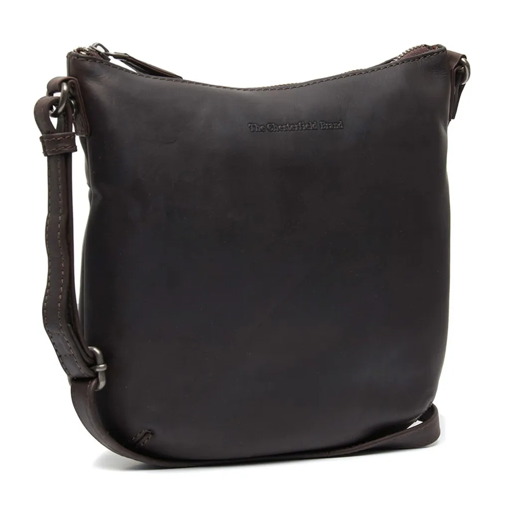 Acquista Redding Chesterfield Brown: Borsa Tracolla Pelle Saldi - 2