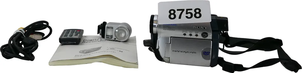Caméscope Sony DCR-DVD291 Stabilisateur Super SteadyShot et Optique Zeiss