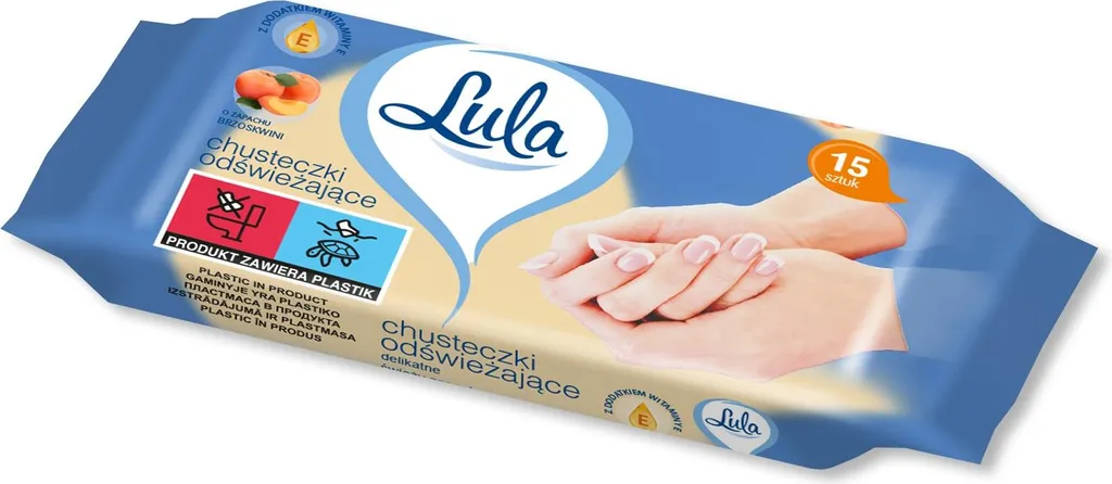 LULA Salviette Umidificate Pesca e Vitamina E: Igiene in Ufficio