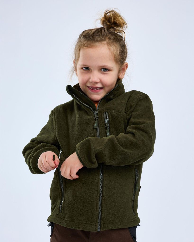 Pinewood 6065 Finnveden Fleecejacke Kids grün (100) 164