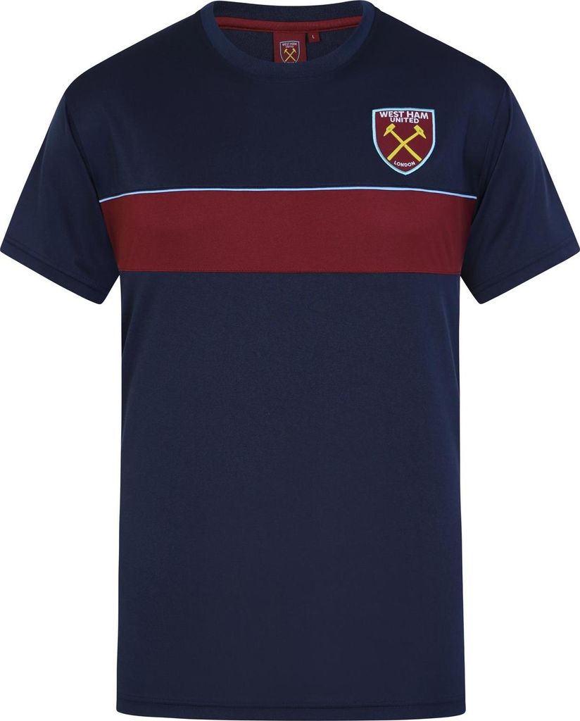 West Ham United FC - T-Shirt für Herren, Polyester GF921 (3XL) (Marine)