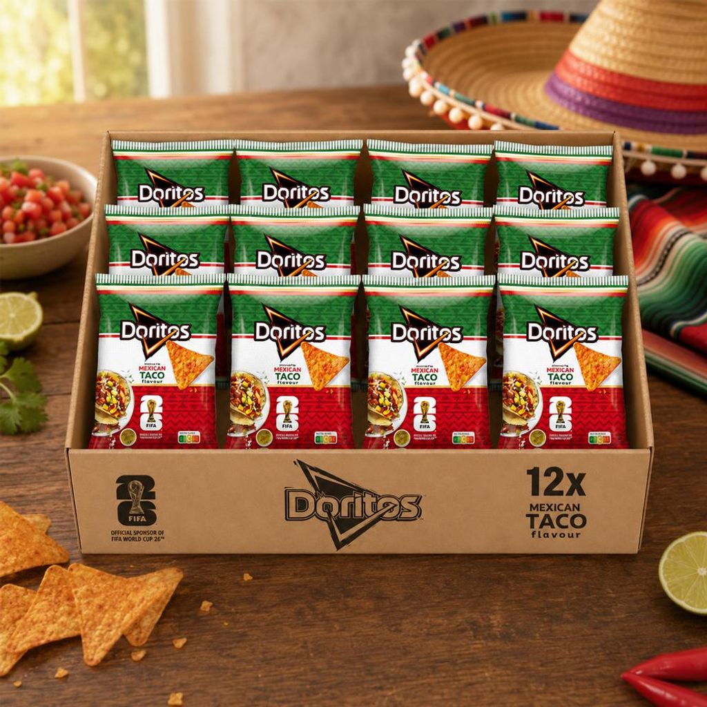 Doritos Mexican Taco Flavour 12 x 110g Vorratspack Produktbild 