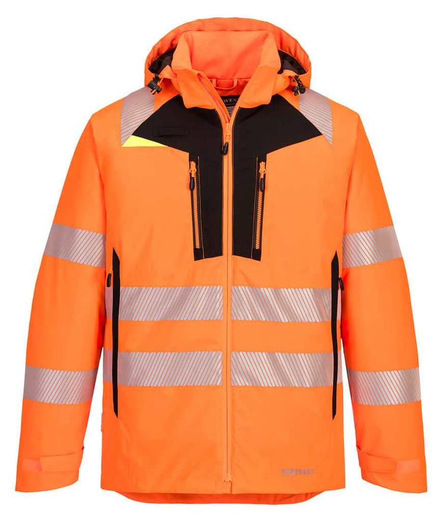 Portwest DX461 DX4 Warnschutz Winterjacke Orange/Black Gr. XL