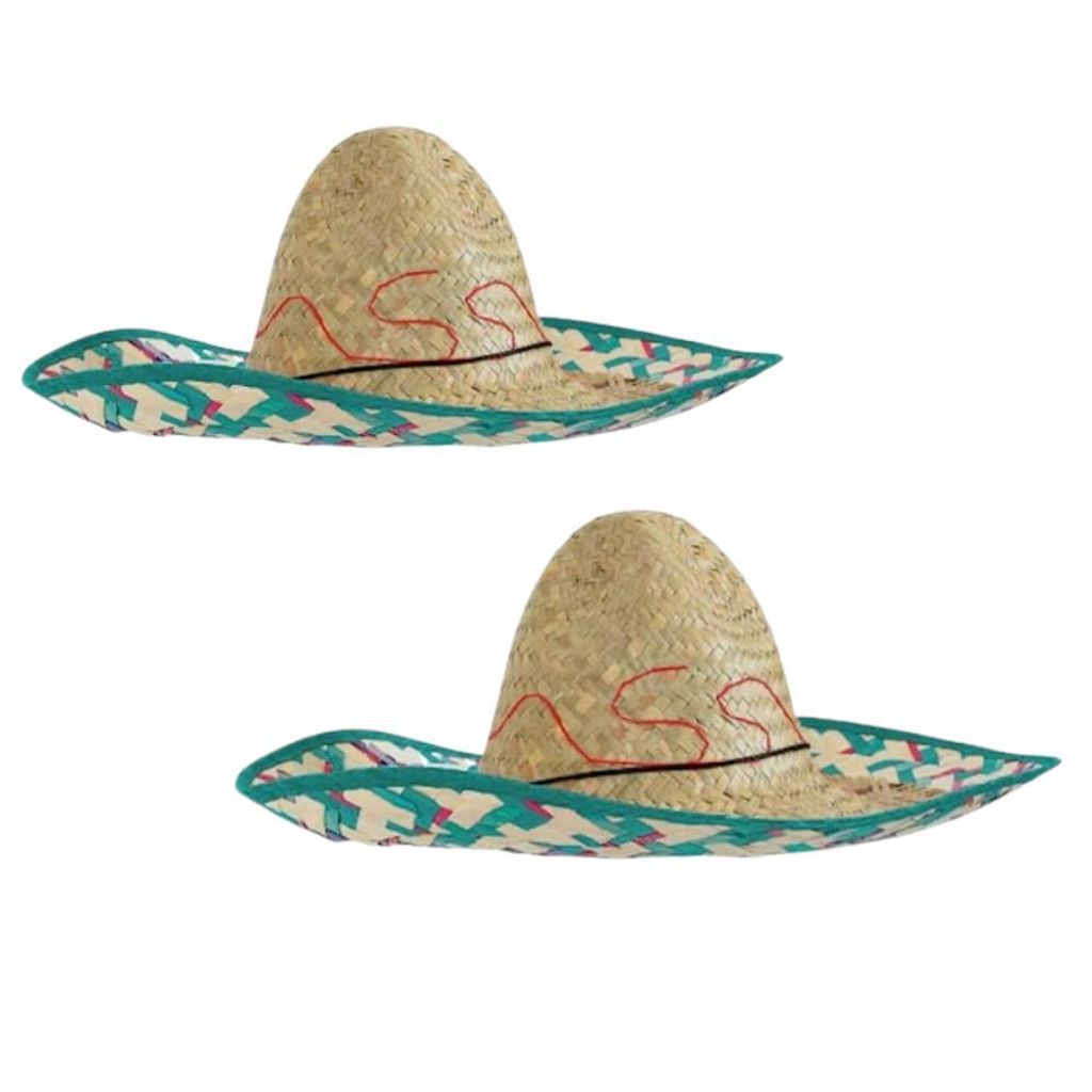 Sombrero Set Mexikohut Uni 2er Pack Produktbild 