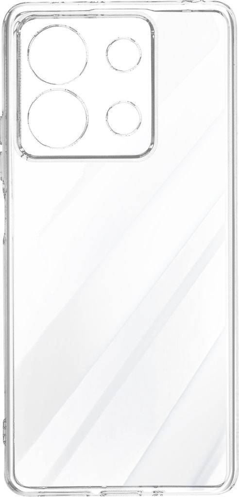 Avizar, Hülle für Xiaomi Redmi Note 13 5G, Silikon, Kamera geschützt, Transparent