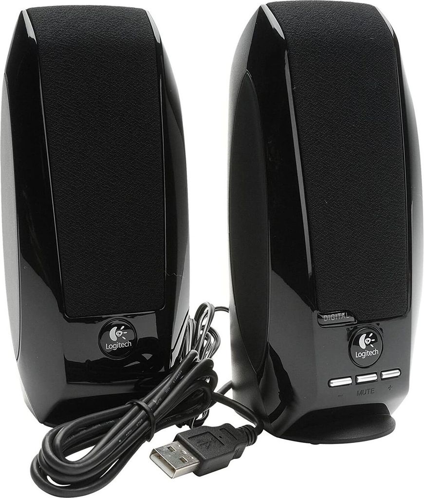 Logitech S150 2.0 PC-Lautsprecher-System, EU Stecker - Schwarz