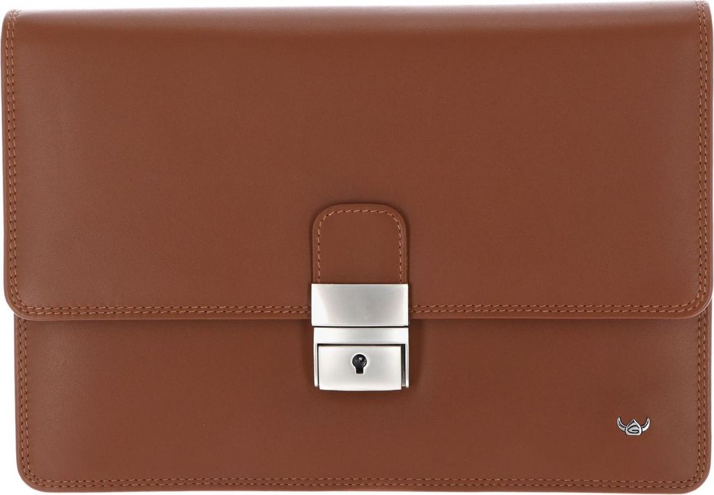 Golden Head Polo Herrentasche Handgelenktasche Leder 23 cm
