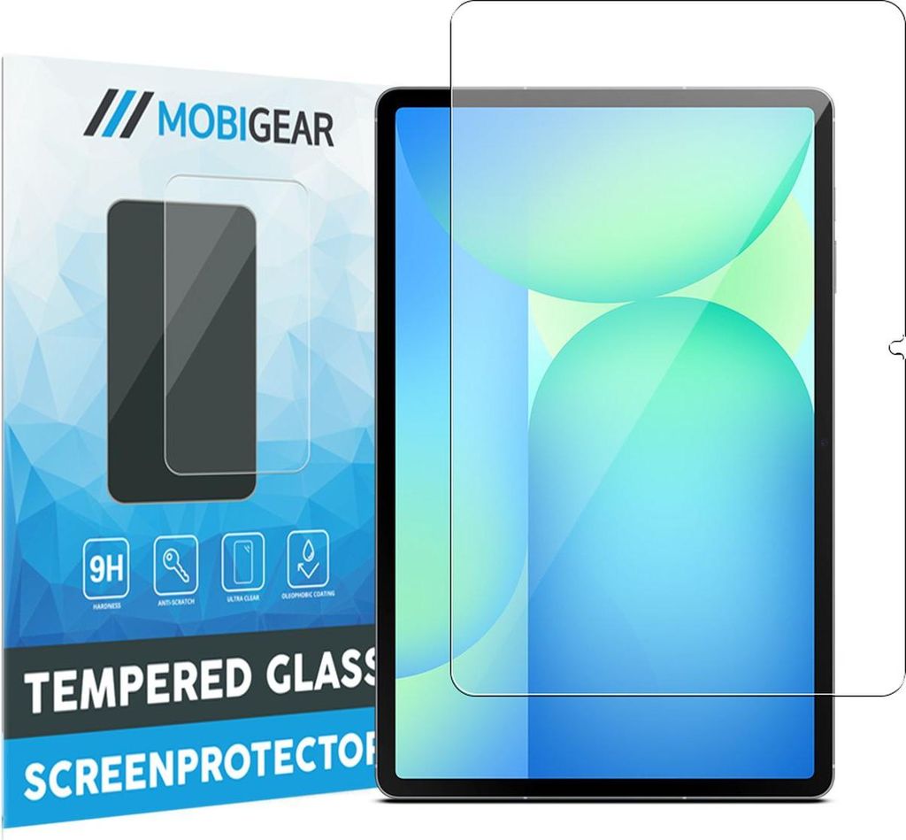 Mobigear Samsung Galaxy Tab S10 FE Plus Panzerglas Gehärtetes Glas Displayschutz - Hüllenfreundlich