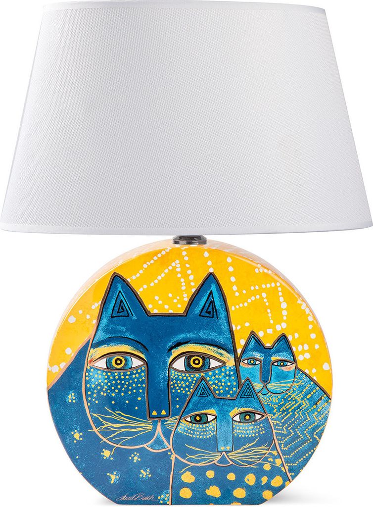 Gilde Laurel Burch Lampe "Fantastic Felines" 81363