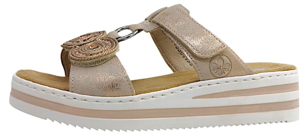 Scarpe da donna Rieker, modello sandalo, colore rosso, Immagine del prodotto 