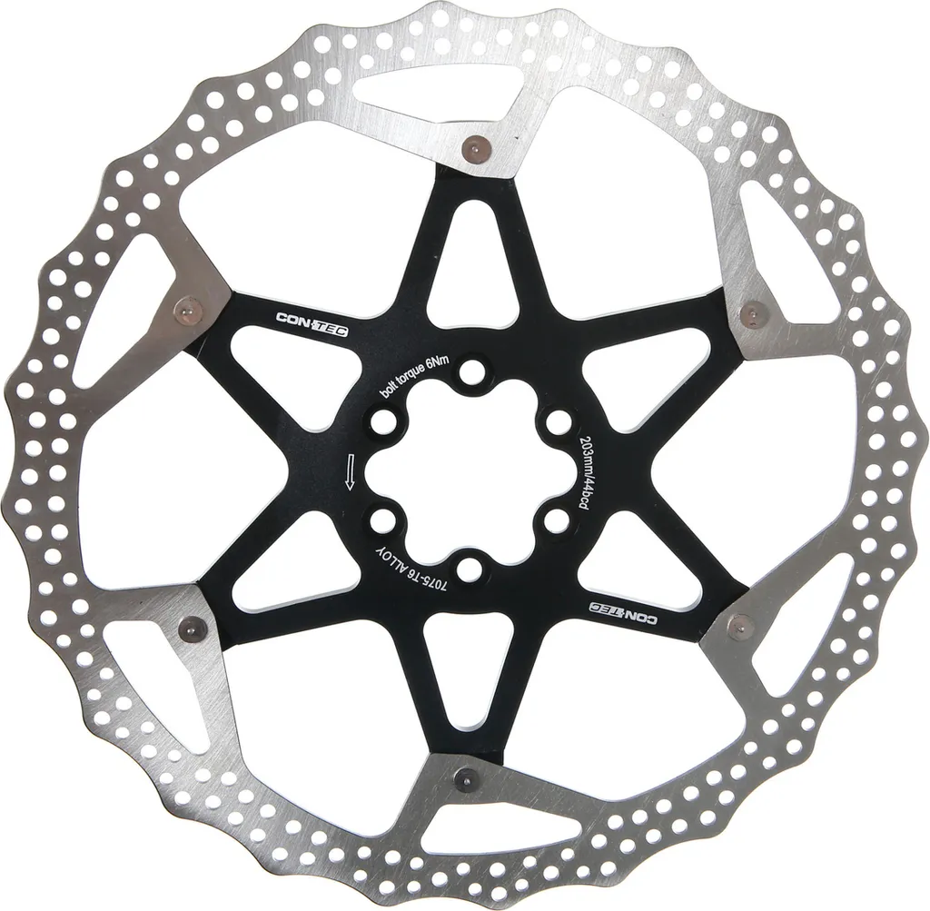 Disque de Frein VTT 203mm Contec CDR-H Haute Performance Fixation 6 Trous